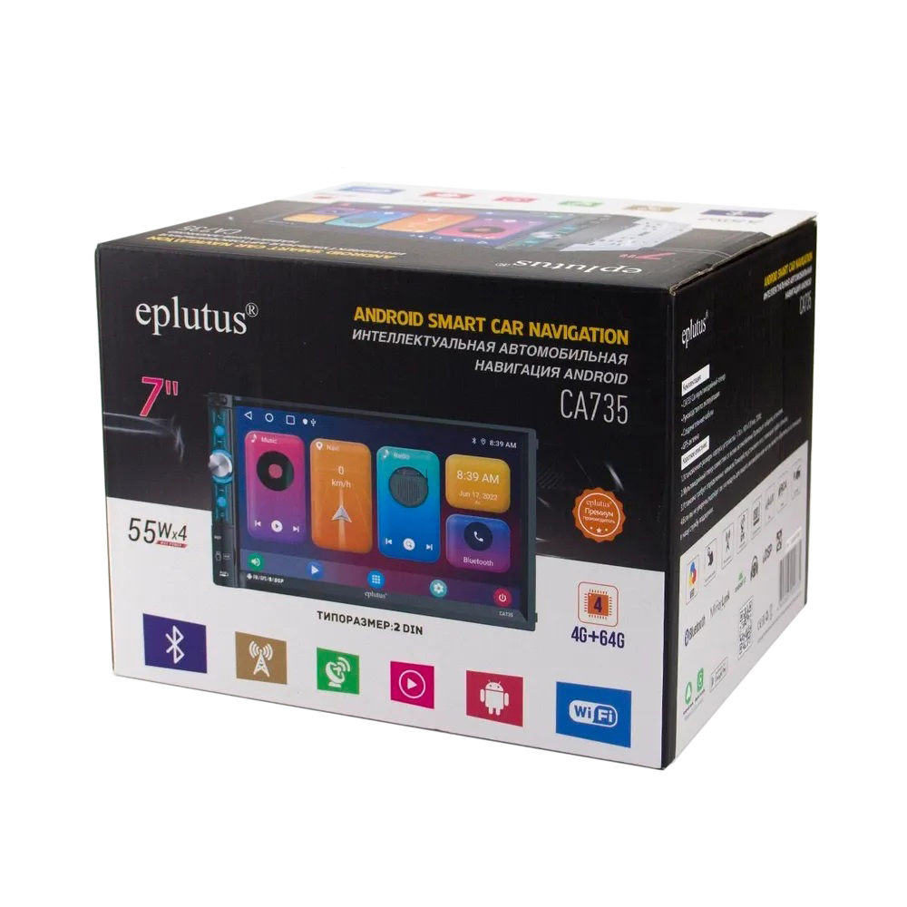 2-DIN ресиверы с навигацией Eplutus CA 735 