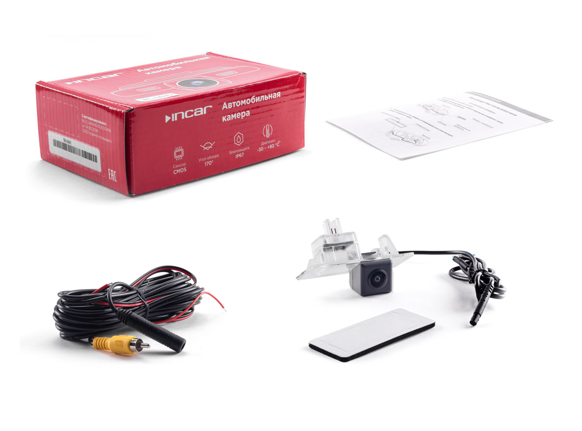 Штатные видеокамеры заднего вида для иномарок Camera VW Incar VDC-113 
