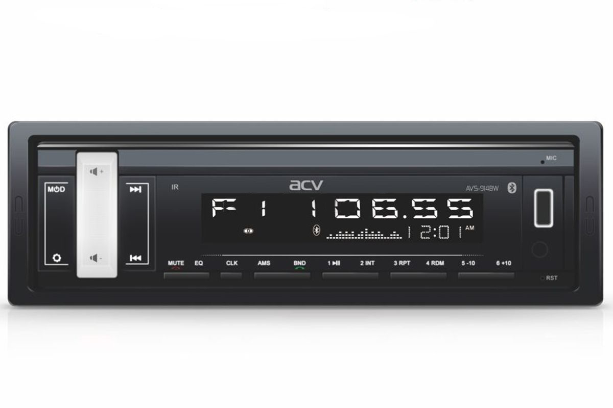 1-DIN USB/SD-ресиверы (без CD) ACV AVS-914BW 