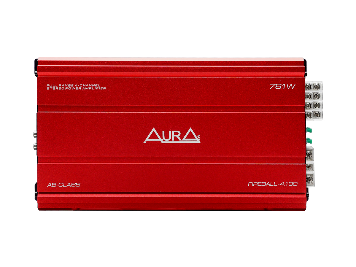 Четырёхканальные усилители AurA FIREBALL-4.190 