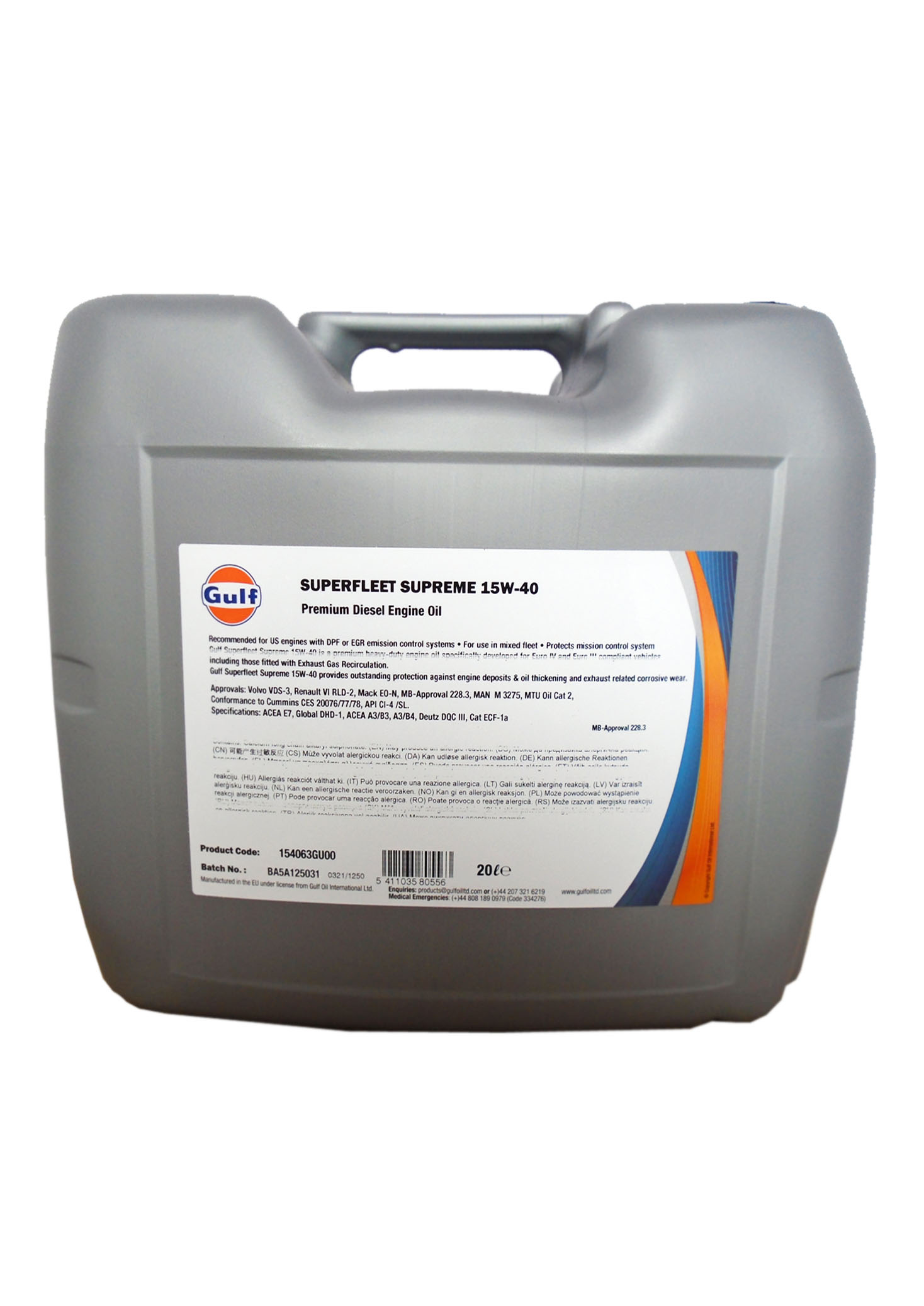 Gulf Superfleet Supreme 15W40 20L