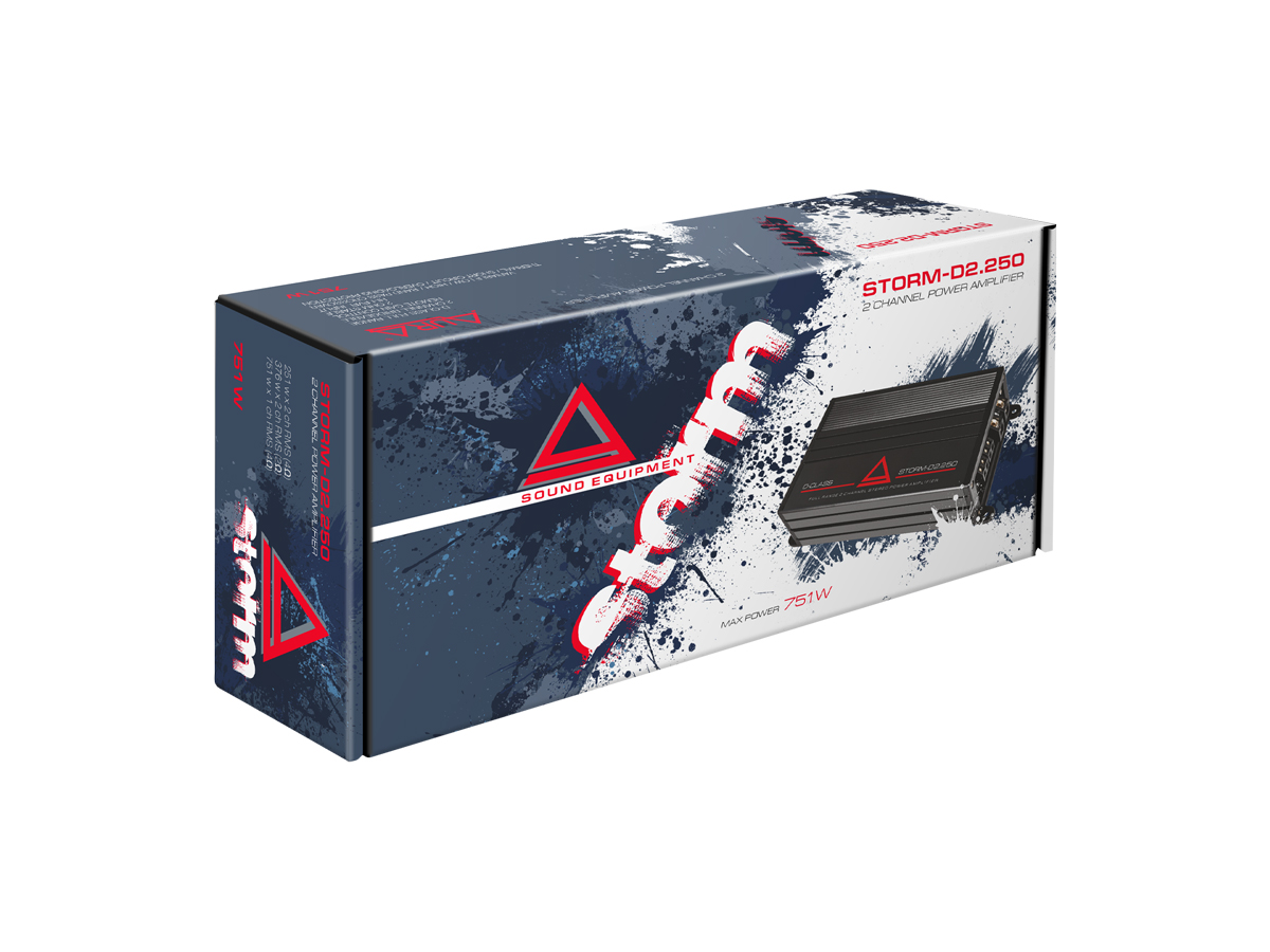 Двух и трехканальные усилители AurA STORM-D2.250 