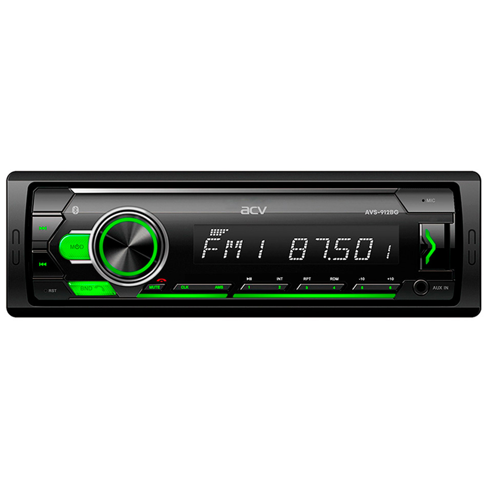 1-DIN USB/SD-ресиверы (без CD) ACV AVS-912BG 