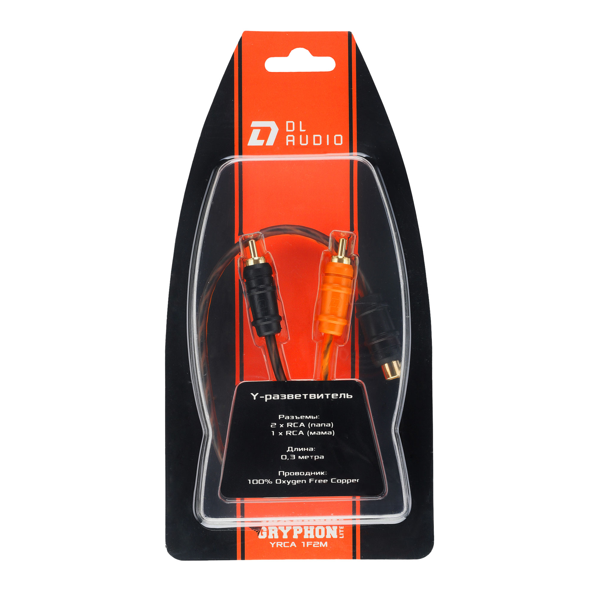 Кабели межблочные (RCA), AUX, HDMI, RCA разъёмы DL Audio Gryphon Lite YRCA 1F2M 