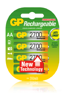 Аккумулятор АА R6 GP 2700mAh