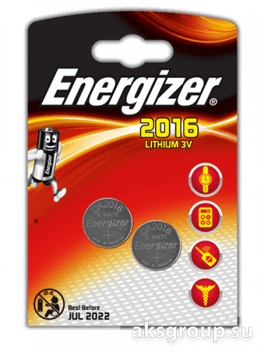 Батарейка  CR2016 Energizer