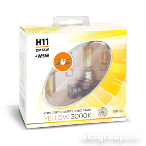 SVS H11 0200102000 YELLOW 3000K