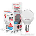 Лампы Supra SL-LED-PR-P45-7W/4000/E14