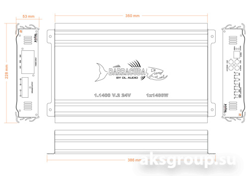 DL Audio Barracuda 1.1400 V2 24V