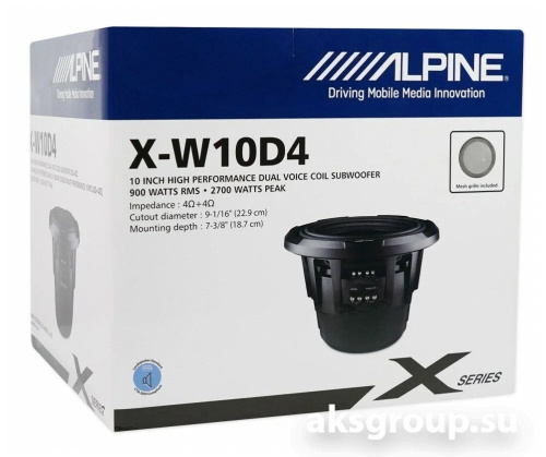 Alpine X-W10D4