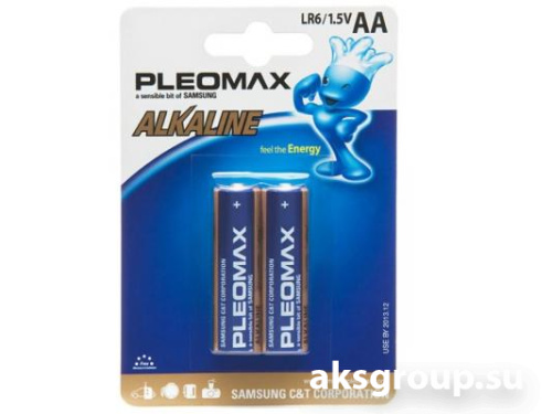 Батарейка АА LR06-2BL SAMSUNG PLEOMAX
