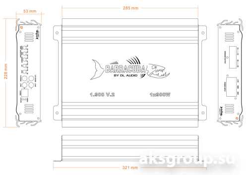 DL Audio Barracuda 1.900 V2