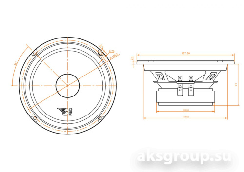 DL Audio Gryphon PRO 165 Midbass