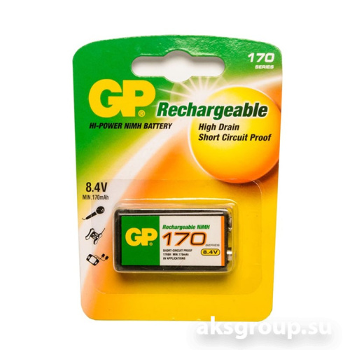 Аккумулятор (Крона) 17R8H GP