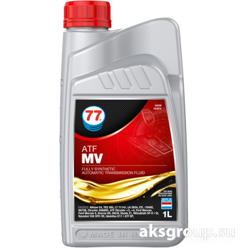 77 LUBRICANTS ATF MV 1L