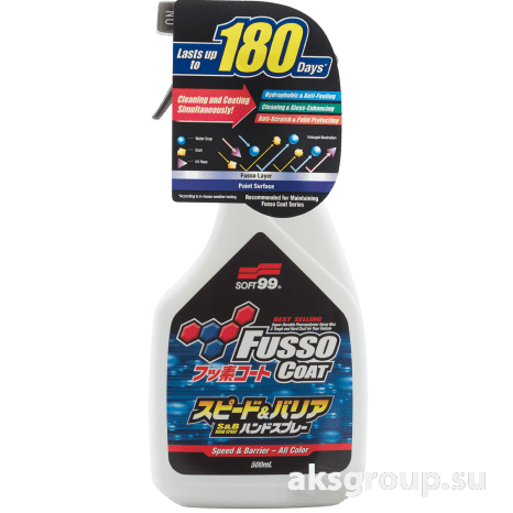 Soft99 Fusso Spray 6 MONTHS
