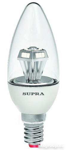 Лампы Supra SL-LED-CR-CN-6W/3000/E14