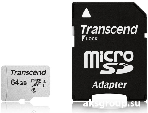 Transcend MicroSD 64Gb (SD adapter )