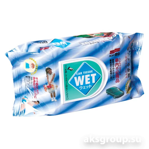 Soft99 WET TISSUE 80шт.