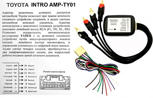 Incar AMP-TY01W