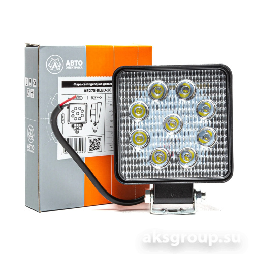 Автоэлектрика AE27S-9LED-28PC