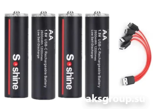 Soshine АА Li-ion 1750mAh
