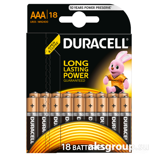 Батарейка ААA LR03-18BL Duracell
