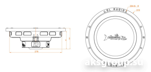 DL Audio Barracuda 12 Flat