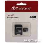 Transcend MicroSD 4Gb (SD adapter ) TS4GUSDHC10