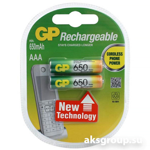 GP ААA R03 GP 650mAh