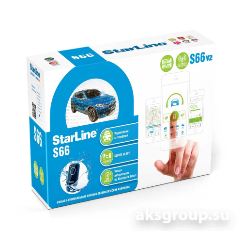 StarLine S66 v2 BT 2CAN+4LIN 2SIM GSM