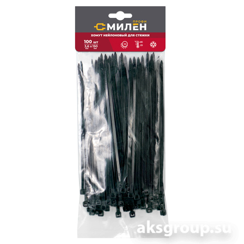 Стяжка кабельная Милен CLM3615B