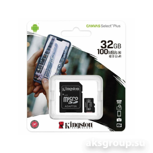 Kingston MicroSD 32Gb UHS-I U1