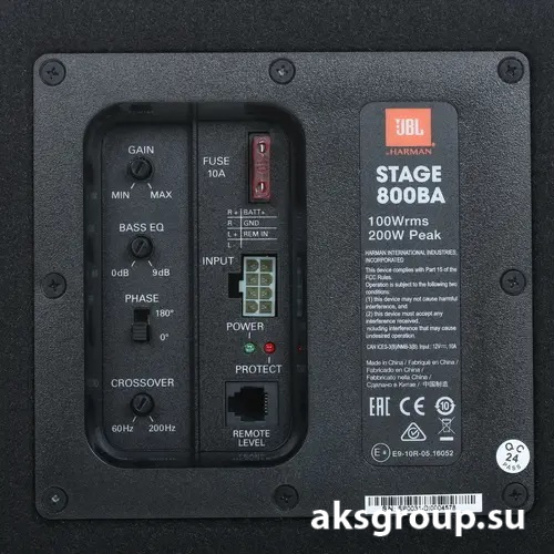 JBL STAGE 800BA