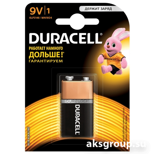 Батарейка (Крона) 6LR61 Duracell