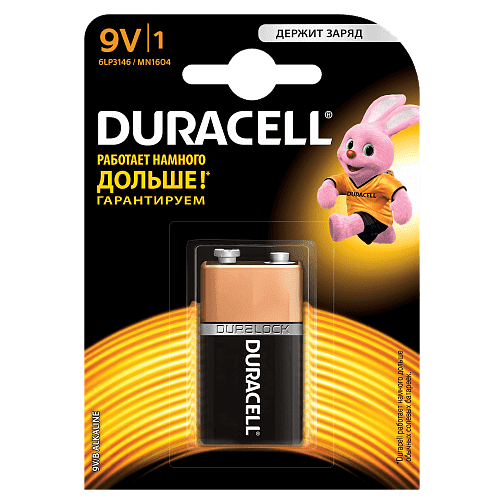 Батарейка (Крона) 6LR61 Duracell