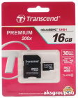 Transcend MicroSD 16Gb (SD adapter ) TS16GUSDHC10