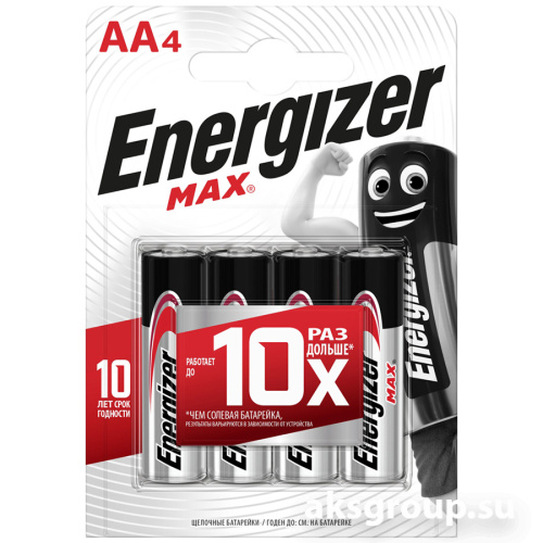 Батарейка АА LR6-4BL Energizer Max