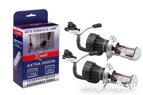 XENITE EXTRA VISION+30% БИ H4 5000K