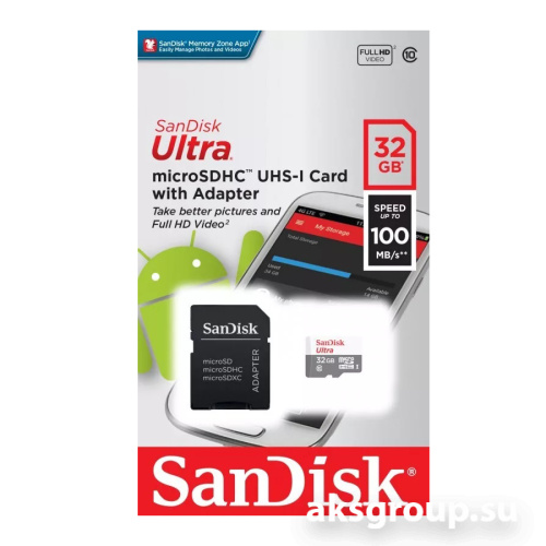 SanDisk MicroSD 32Gb UHS-I