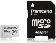 Transcend MicroSD 64Gb (SD adapter )