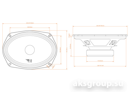 DL Audio Gryphon PRO 69 Midbass