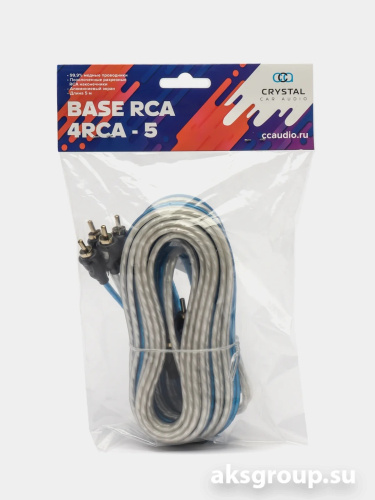 Crystal Car Audio BASE 4RCA-5