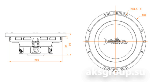 DL Audio Barracuda 10 Flat