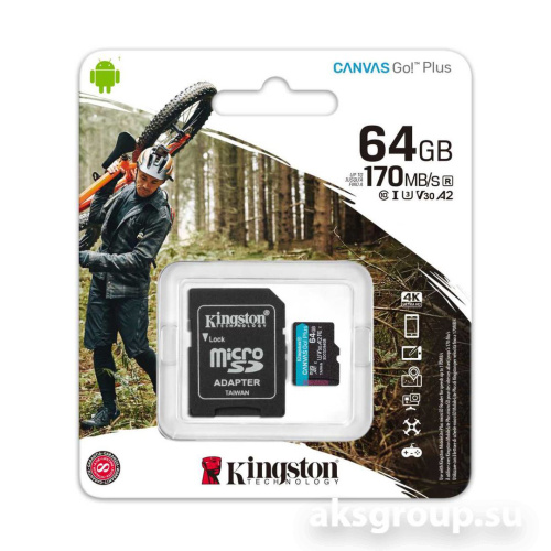 Kingston MicroSD 64Gb (без SD adapter )