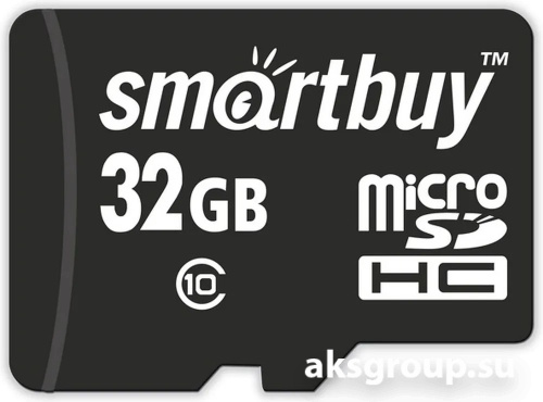 Smartbuy MicroSDHC 32Gb Class 10 (с адаптером SD)