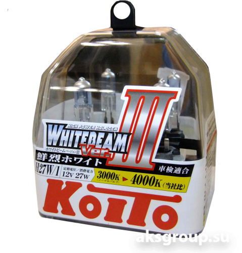 KOITO P0728W H27/1 (прямой) WHITEBEAM