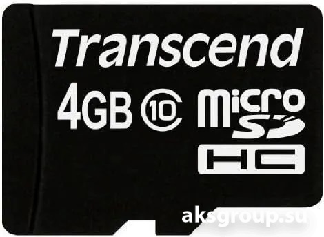 Transcend MicroSD 4Gb (SD adapter ) TS4GUSDHC10