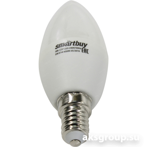 Лампа Smartbuy С37-05W/4000/E14 ( SBL-С37-05-40K-E14 )