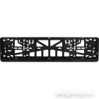 Рамка под номер пластиковая черная